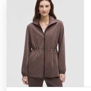 lululemon athletica Chocolate Full-Zip Sweatshirt BRAND NEW WITH TAGS
